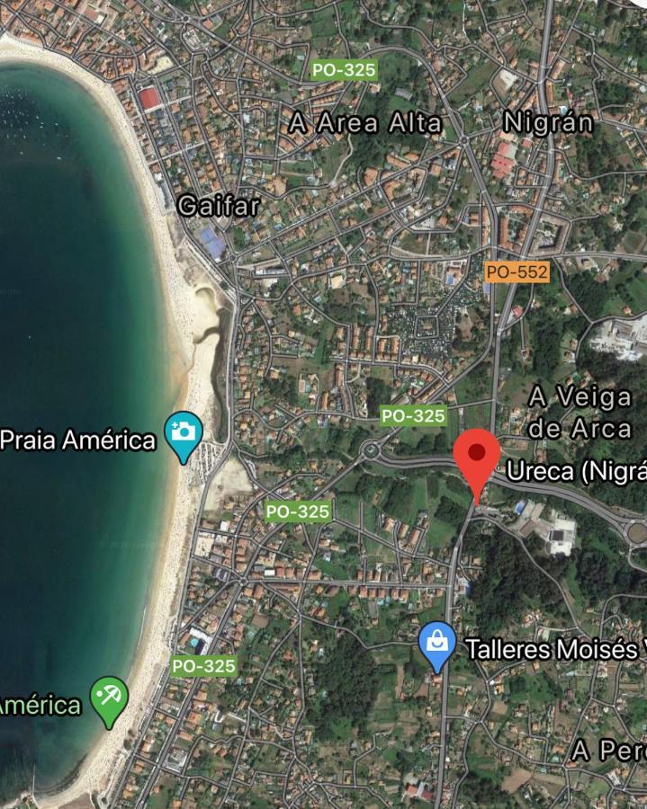 Muino. Pequena Casita Cerca De Playa America Nigran Luaran gambar